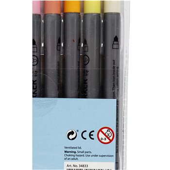 Rotuladores de tela - 20 unidades