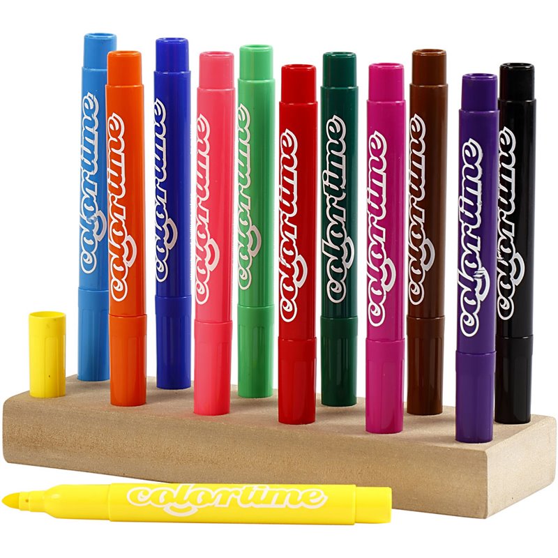 Colortime rotuladores - 12 unidades