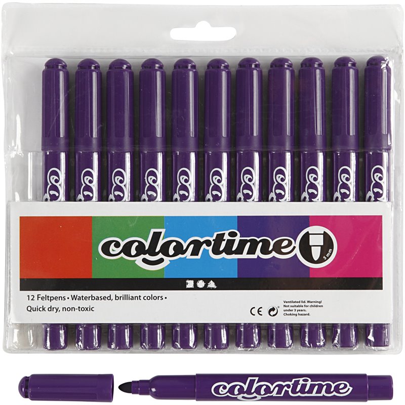 Colortime rotuladores - 12 unidades