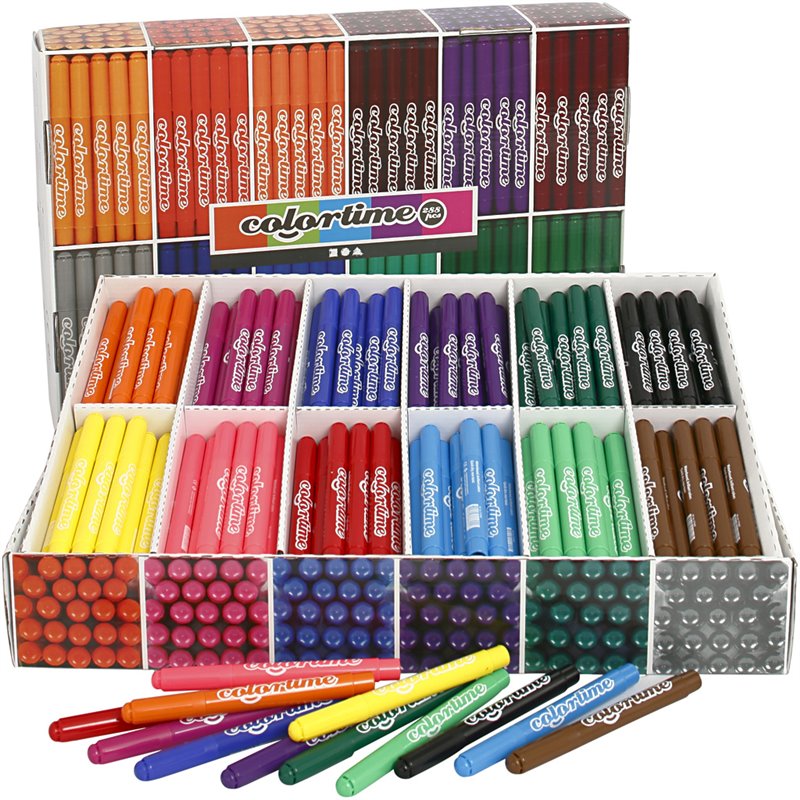 Colortime rotuladores - 24x24 unidades