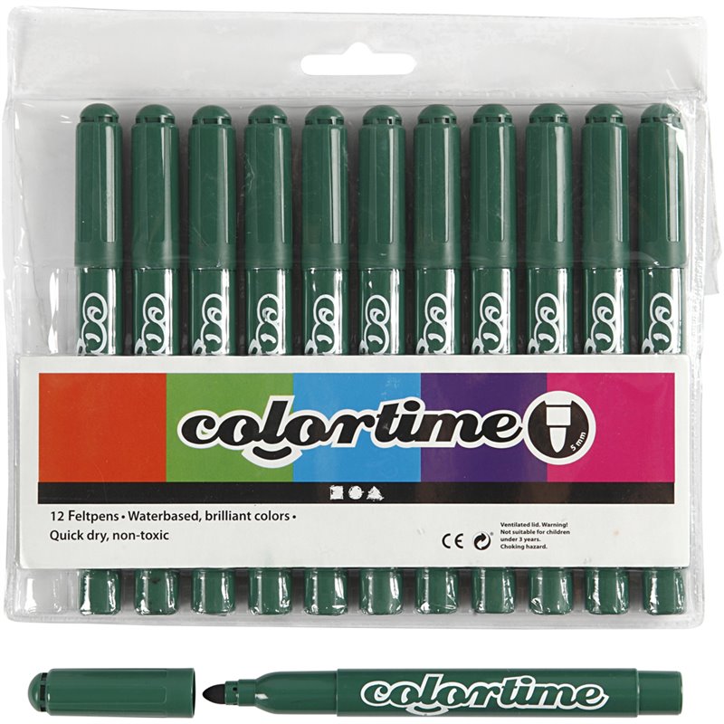 Colortime rotuladores - 12 unidades