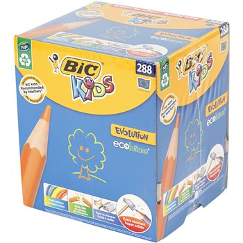 Lápices de colores Evolution BIC KIDS - 288 unidades