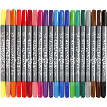 Rotuladores dobles Colortime - 20 unidades