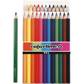 Lápices de colores Colortime - 12 unidades
