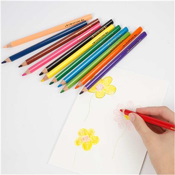 Lápices de colores Colortime - 12 unidades