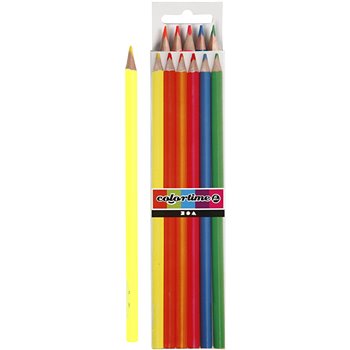 Lápices de colores Colortime - 6 unidades