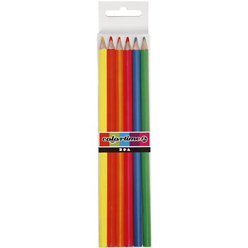 Lápices de colores Colortime - 6 unidades