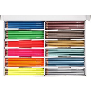 Lápices de colores Colortime - 144 unidades