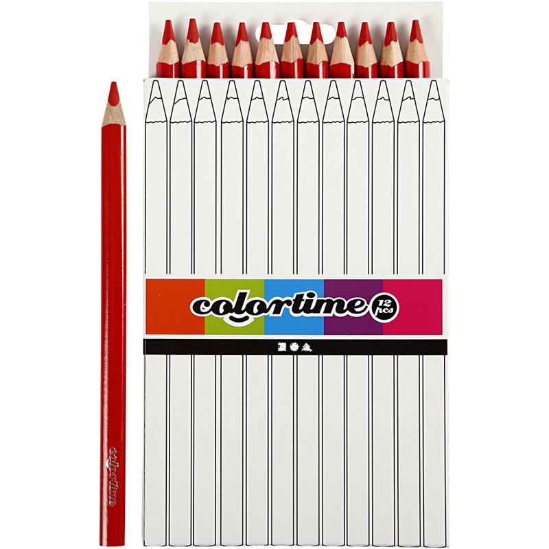 Lápices de colores Colortime - 12 unidades Lápices de colores Colortime - 12 unidades