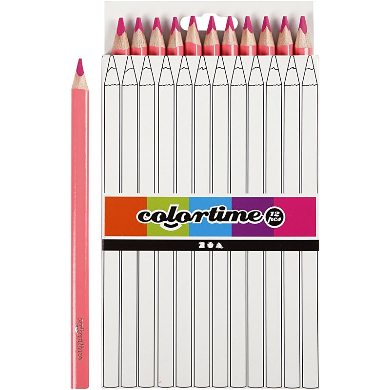 Lápices de colores Colortime - 12 unidades