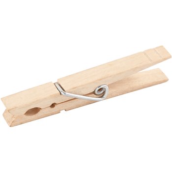 Pinza de madera - 150 unidades