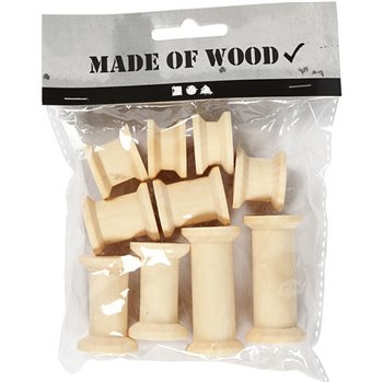 Bobina de madera - 10 unidades
