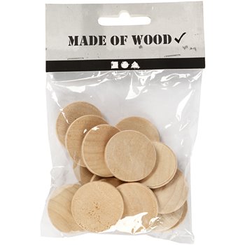 Botones de madera - 15 unidades