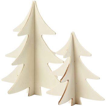 Árbol de Navidad 3D - 2 unidades