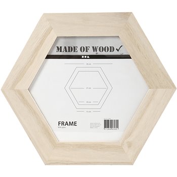 Marco de madera con cristal