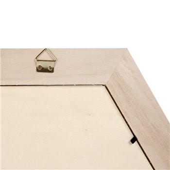 Marco de madera con cristal