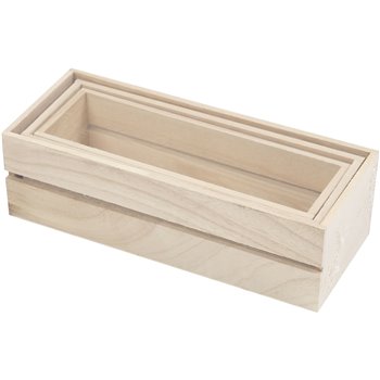 Cajas de madera - 3 unidades Cajas de madera - 3 unidades