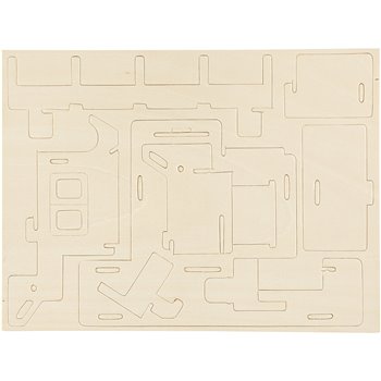 Kit de construcción 3D de madera