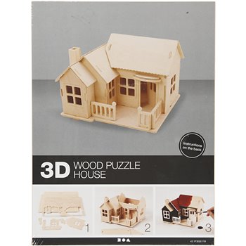 Kit de construcción 3D de madera