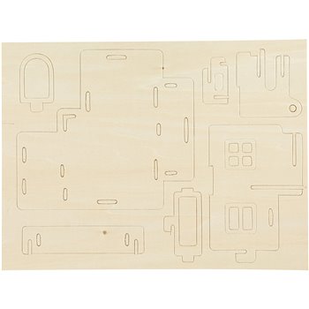Kit de construcción 3D de madera