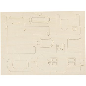 Kit de construcción 3D de madera