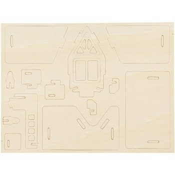 Kit de construcción 3D de madera