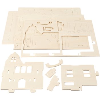 Kit de construcción 3D de madera