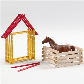 Palos de construcción de madera - 1000 unidades