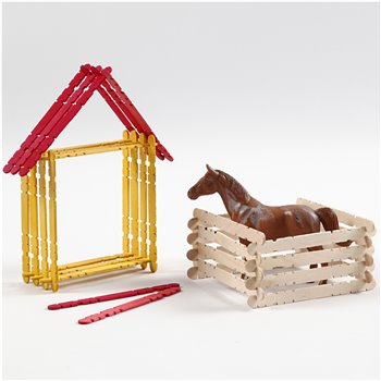 Palos de construcción de madera - 1000 unidades