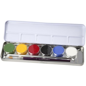 Pintura facial a base de agua - 6 color
