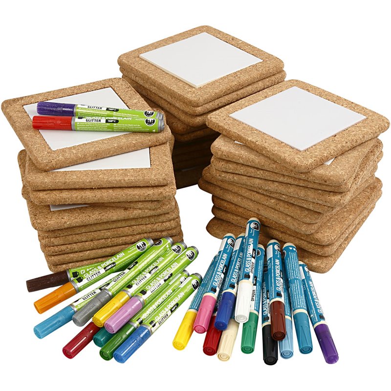 Pintar posavasos - 1 set