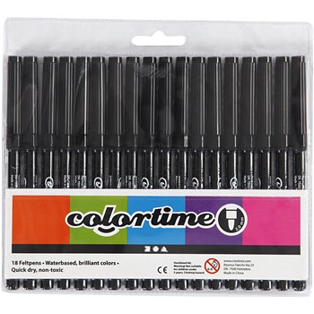 Colortime rotuladores - 18 unidades
