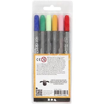 Rotuladores - 6 unidades