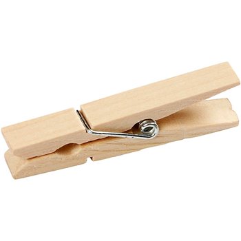 Pinza de madera - 50 unidades