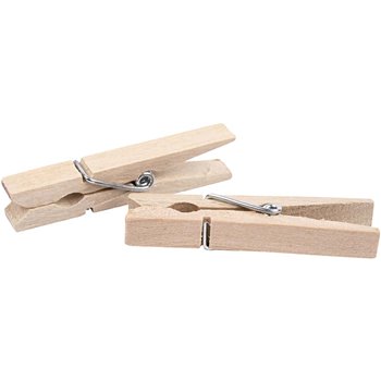 Pinza de madera - 50 unidades