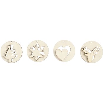 Decoraciones colgantes 2 en 1 - 8 unidades