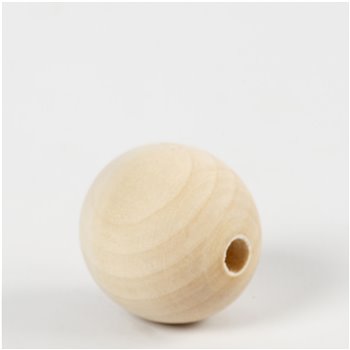 cuentas de madera - 50 unidades