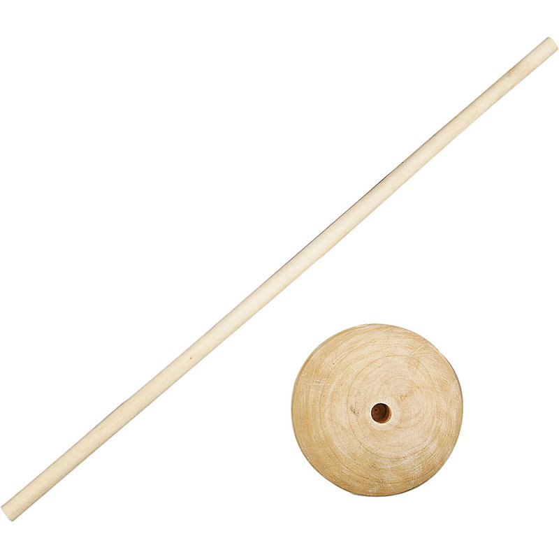 Palo con pie - 5 set