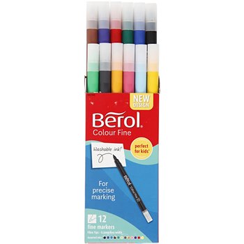 Berol Colourfine - 12 unidades