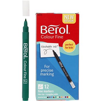 Berol Colourfine - 12 unidades