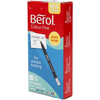Berol Colourfine - 12 unidades