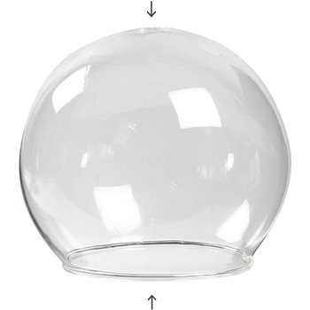 Bola colgante de cristal sin base - 4 unidades