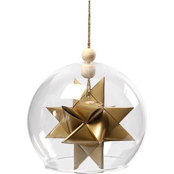 Bola colgante de cristal sin base - 4 unidades