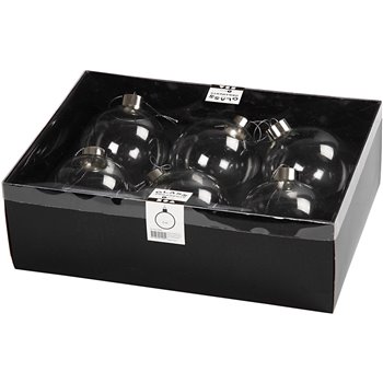 Decoración de cristal - 6 unidades