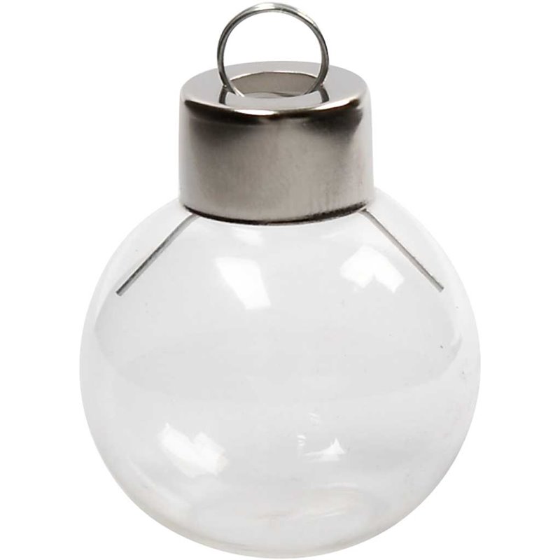 Bola de cristal con base plana - 12 unidades Bola de cristal con base plana - 12 unidades