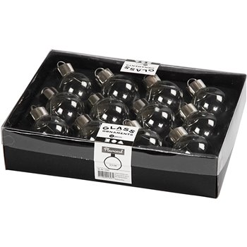 Bola de cristal con base plana - 12 unidades