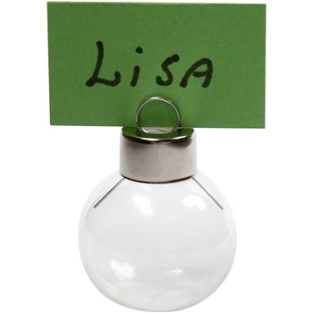 Bola de cristal con base plana - 12 unidades