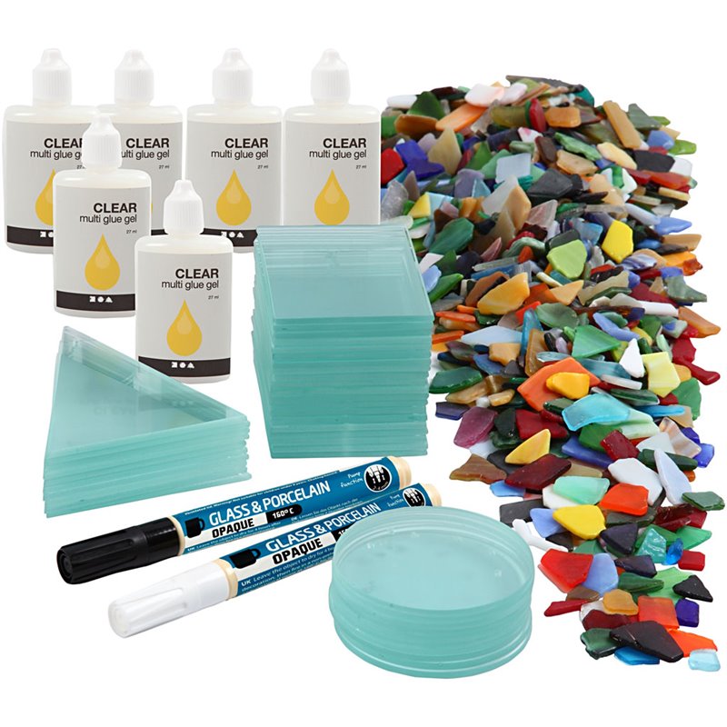 Ornamentos de mosaico - 1 set