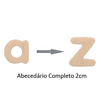 ABECEDARIO MADEIRA 2CM/12