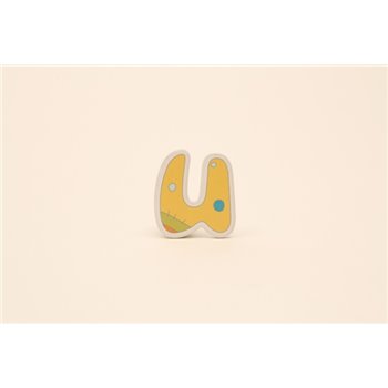 JGO 12 LETRAS U 3X3X2CM PINT